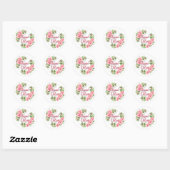 Sticker Rond Floral Wreath Béni Maman (Feuille)