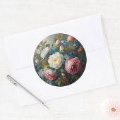 Sticker Rond Florale à gogo  (Enveloppe)
