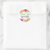 Sticker Rond Flore tropicale (Sac)