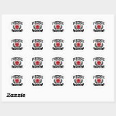 Sticker Rond Florence Italia (Feuille)