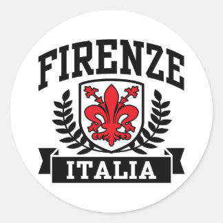 Sticker Rond Florence Italia