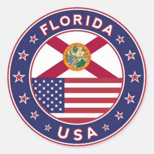 Sticker Rond Floride