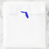 Sticker Rond Floride bleue (Sac)