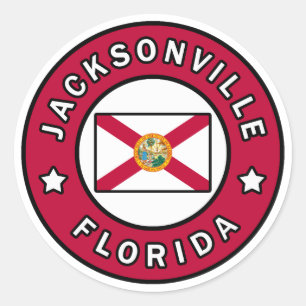 Sticker Rond Floride de Jacksonville