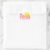 Sticker Rond Floride L'État Sunshine (Sac)