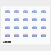 Sticker Rond Floride pour Biden Harris (Feuille)