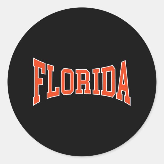 Sticker Rond Floride T-1 (Devant)