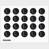 Sticker Rond Flower Dandelion (Feuille)