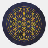 Sticker Rond flower of life (Devant)
