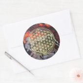 Sticker Rond Flower of Life (Enveloppe)