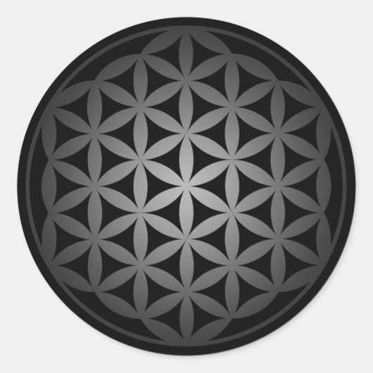Sticker Rond flower of life3 (Devant)