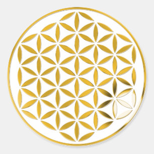 Sticker Rond Flower Of Life 1
