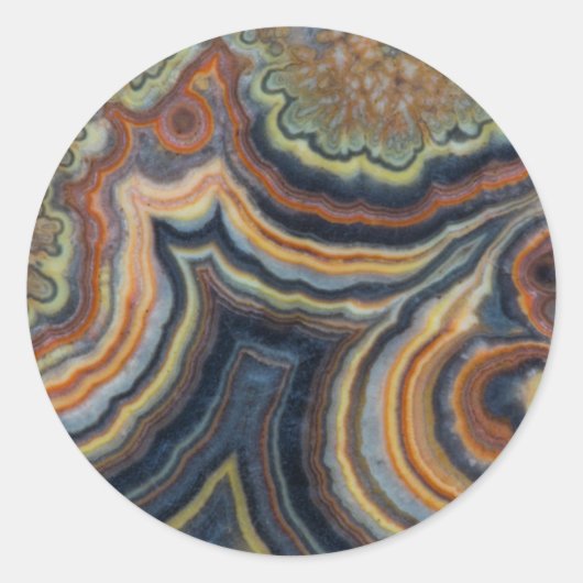 Sticker Rond Flowering tube onyx (Devant)