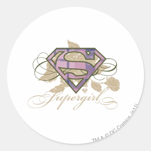 Sticker Rond Flowers (Devant)