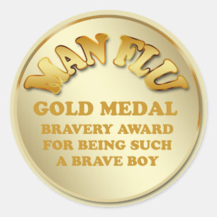 Sticker Rond Flu humaine