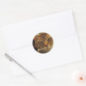 Sticker Rond Fluide de chat (Enveloppe)