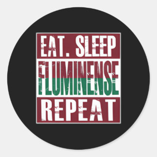 Sticker Rond Fluminense Soccer Camisa Fluminense Camiseta Flumi