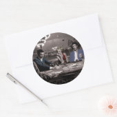 Sticker Rond Flush Royal (Enveloppe)