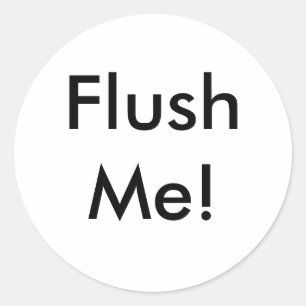 Sticker Rond FlushMe !
