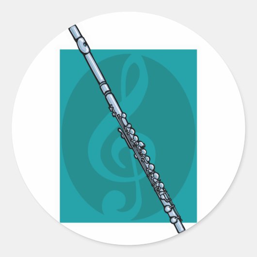 Sticker Rond flûte (Devant)