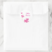 Sticker Rond FLUTTERBY BUTTERFLIES :: série trois 1 (Sac)