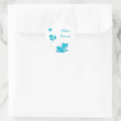 Sticker Rond FLUTTERBY BUTTERFLIES :: série trois 2 (Sac)