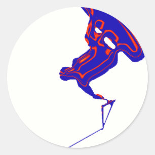 Sticker Rond Flux de plateau