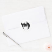 Sticker Rond Flux de sagesse (Enveloppe)