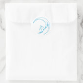 Sticker Rond Flux surf (Sac)