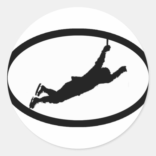 Sticker Rond Flyin' Bruin (Devant)