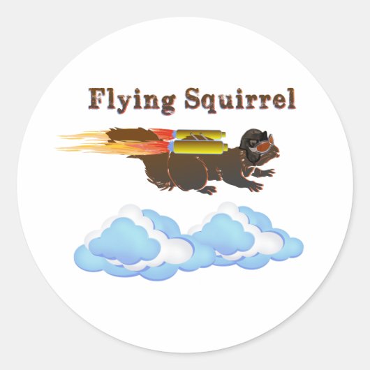 Sticker Rond Flying (Devant)