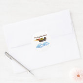 Sticker Rond Flying (Enveloppe)
