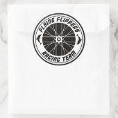 Sticker Rond Flying Flippers Racing (Sac)