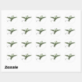 Sticker Rond Flying Monkey, Wizard of Oz (Feuille)