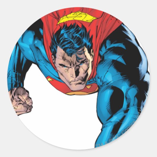 Sticker Rond Flying vers l'écran (Devant)