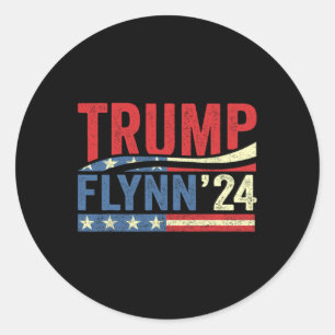 Sticker Rond Flynn 2024 Vice-président Take American Back Men W