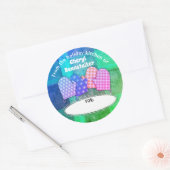 Sticker Rond Fmitts de four Noël de la cuisine de l'autocollant (Enveloppe)