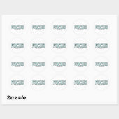 Sticker Rond Focus (Feuille)