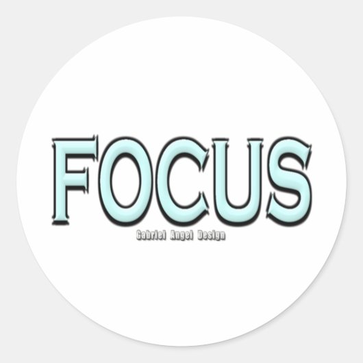 Sticker Rond Focus (Devant)