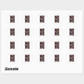 Sticker Rond focus crâne, fils atteints d'arthrite ibuprofène c (Feuille)