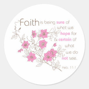 Sticker Rond Foi (rose et marron)