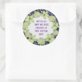 Sticker Rond Foi spirituelle consciente Amour Espoir Art (Sac)