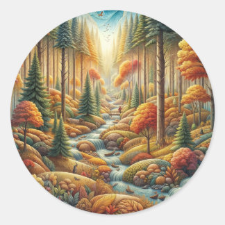 Sticker Rond foi sur la peur