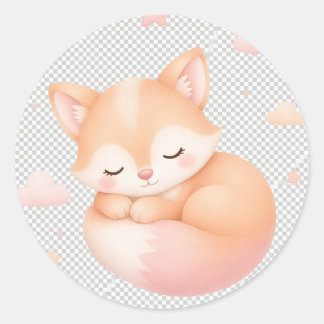 Sticker Rond Folha de adesivos 