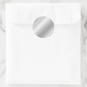 Sticker Rond Folie ombrée gris argent clair vierge (Sac)