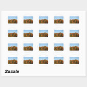 Sticker Rond Folithe d'automne (Feuille)