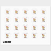 Sticker Rond Folle de ma sœur 2 (Feuille)