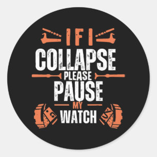 Sticker Rond Fonctionnement amusant