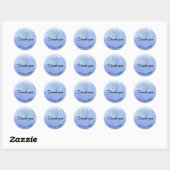 Sticker Rond Fond aquarelle (Feuille)