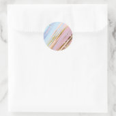 Sticker Rond Fond rose texturé (Sac)